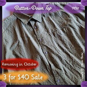 Green Button-Down Shirt